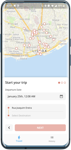 Mobile Tour Guide application
